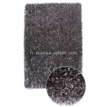 Tapis Shaggy polyester Viscose & soie